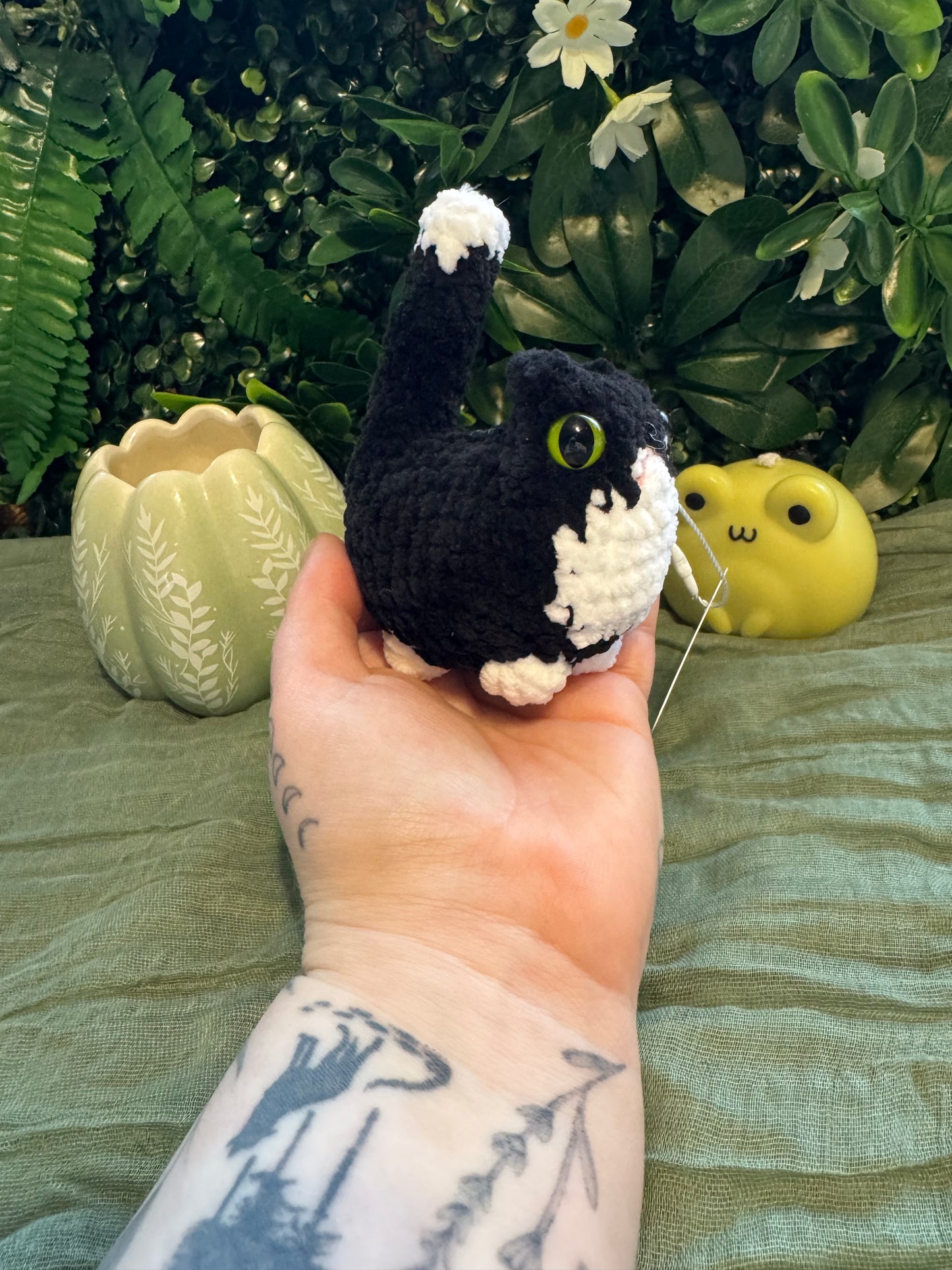 Cat plushie made to order crochet