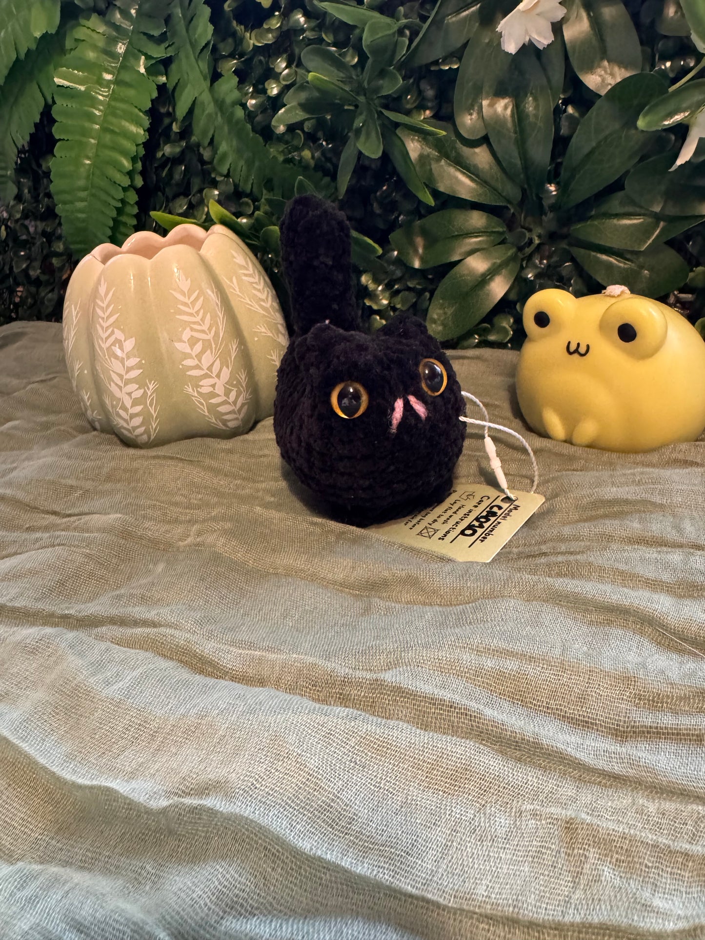 Cat plushie made to order crochet
