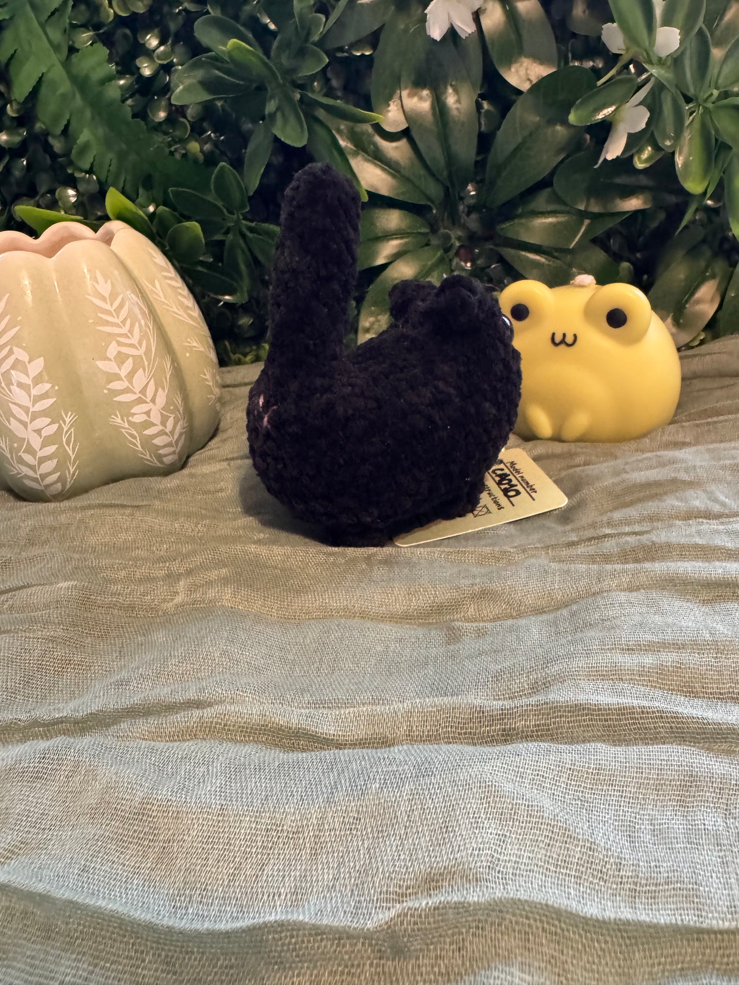 Cat plushie made to order crochet