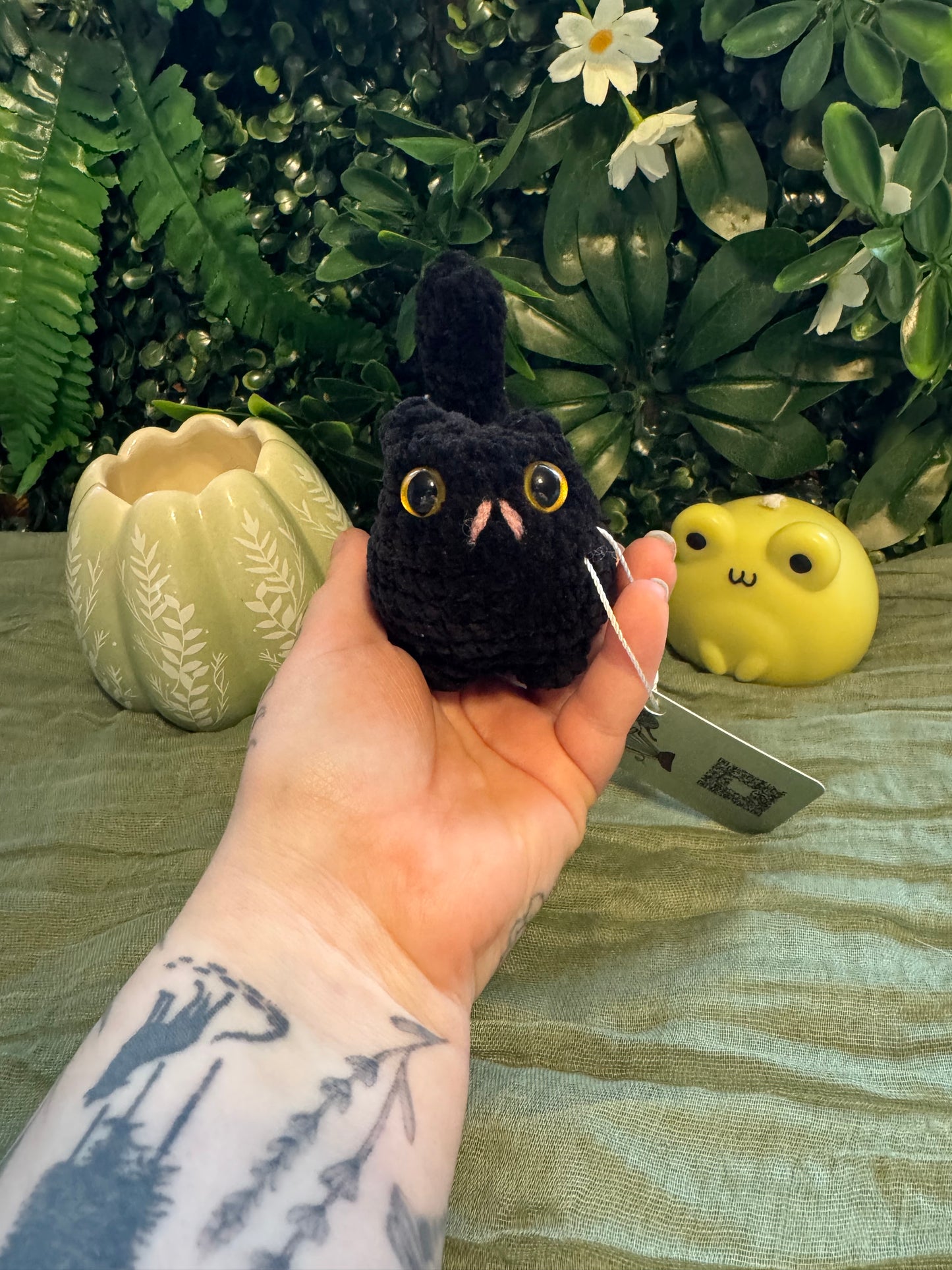 Cat plushie made to order crochet