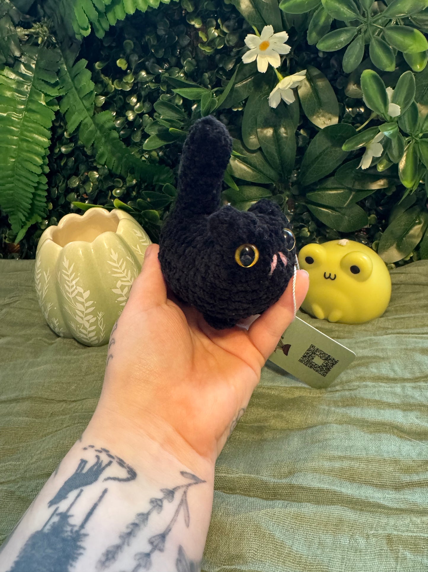 Cat plushie made to order crochet