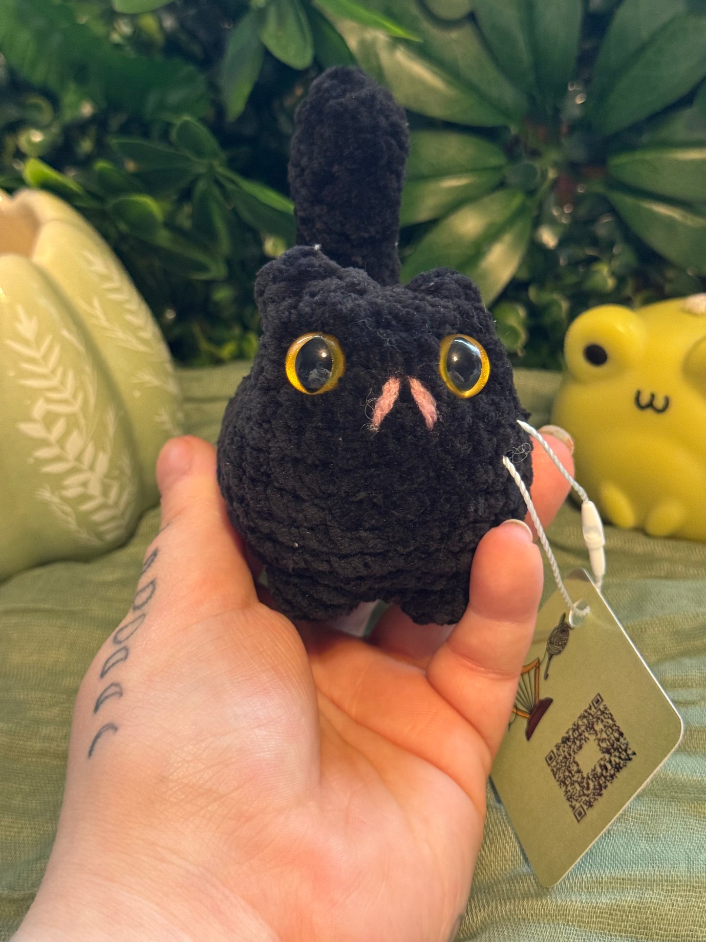 Cat plushie made to order crochet