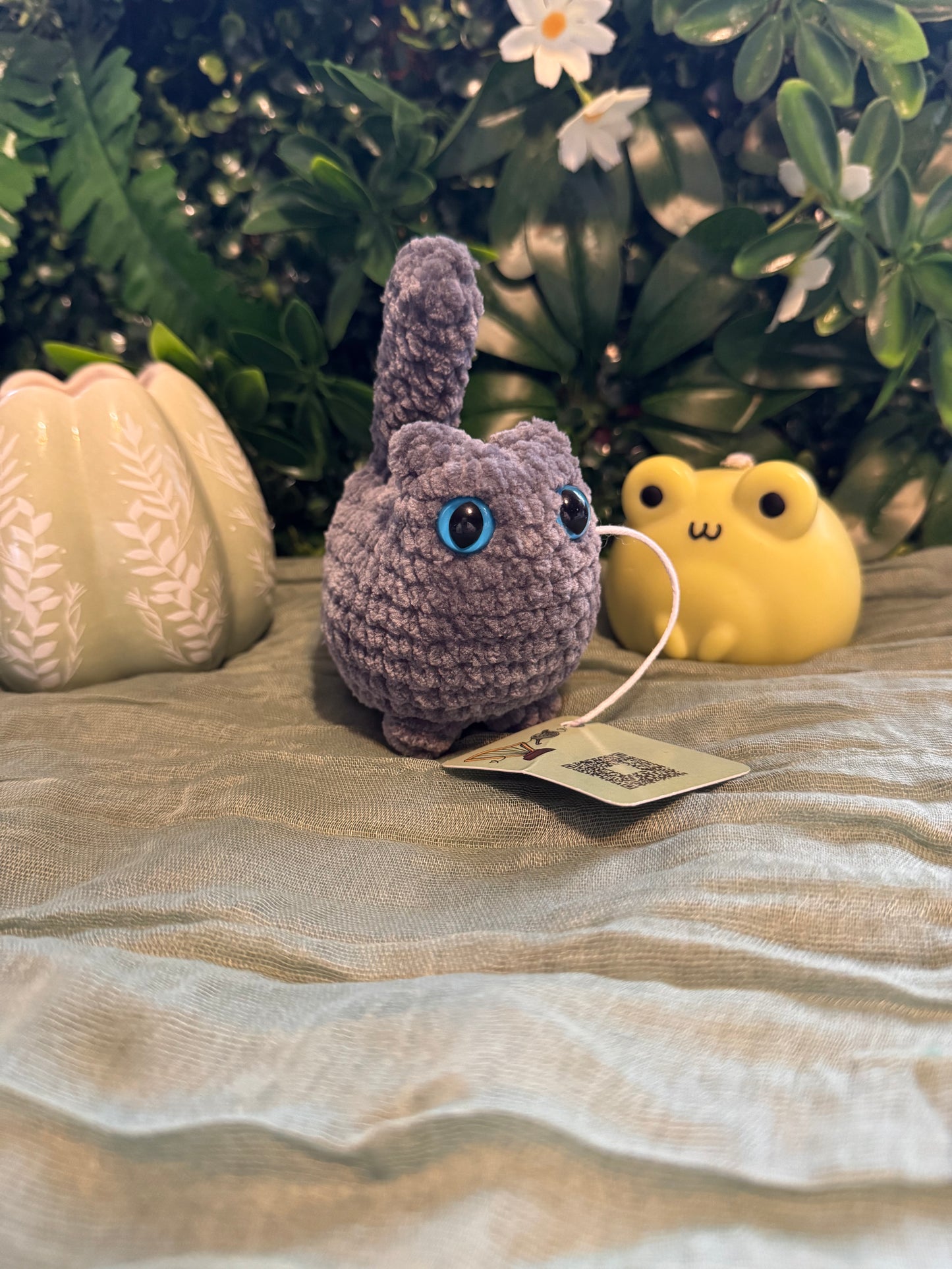 Cat plushie made to order crochet