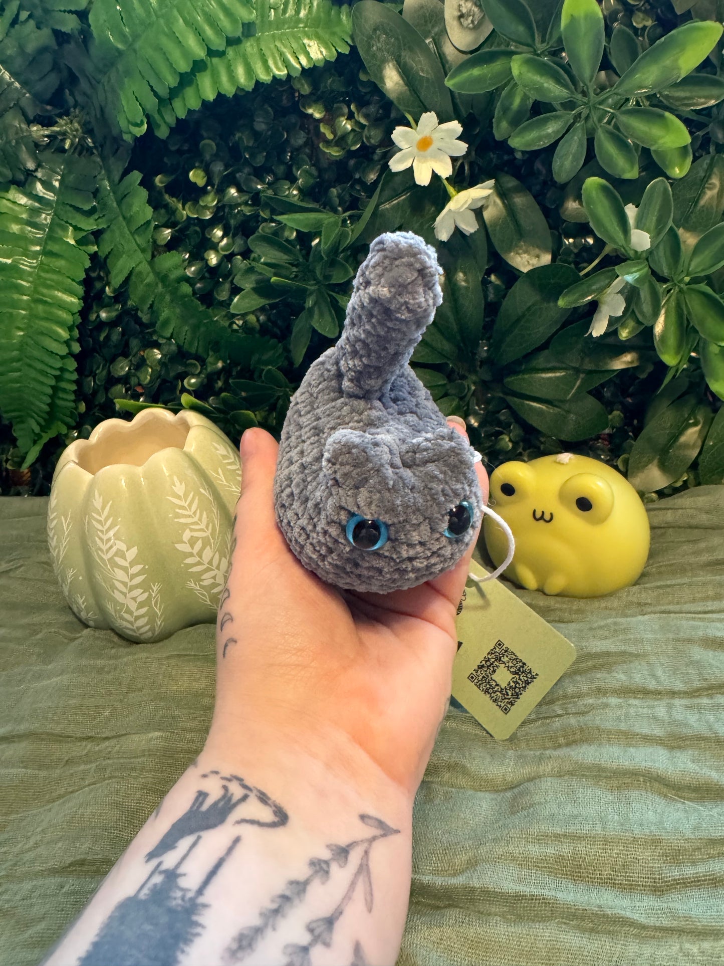 Cat plushie made to order crochet
