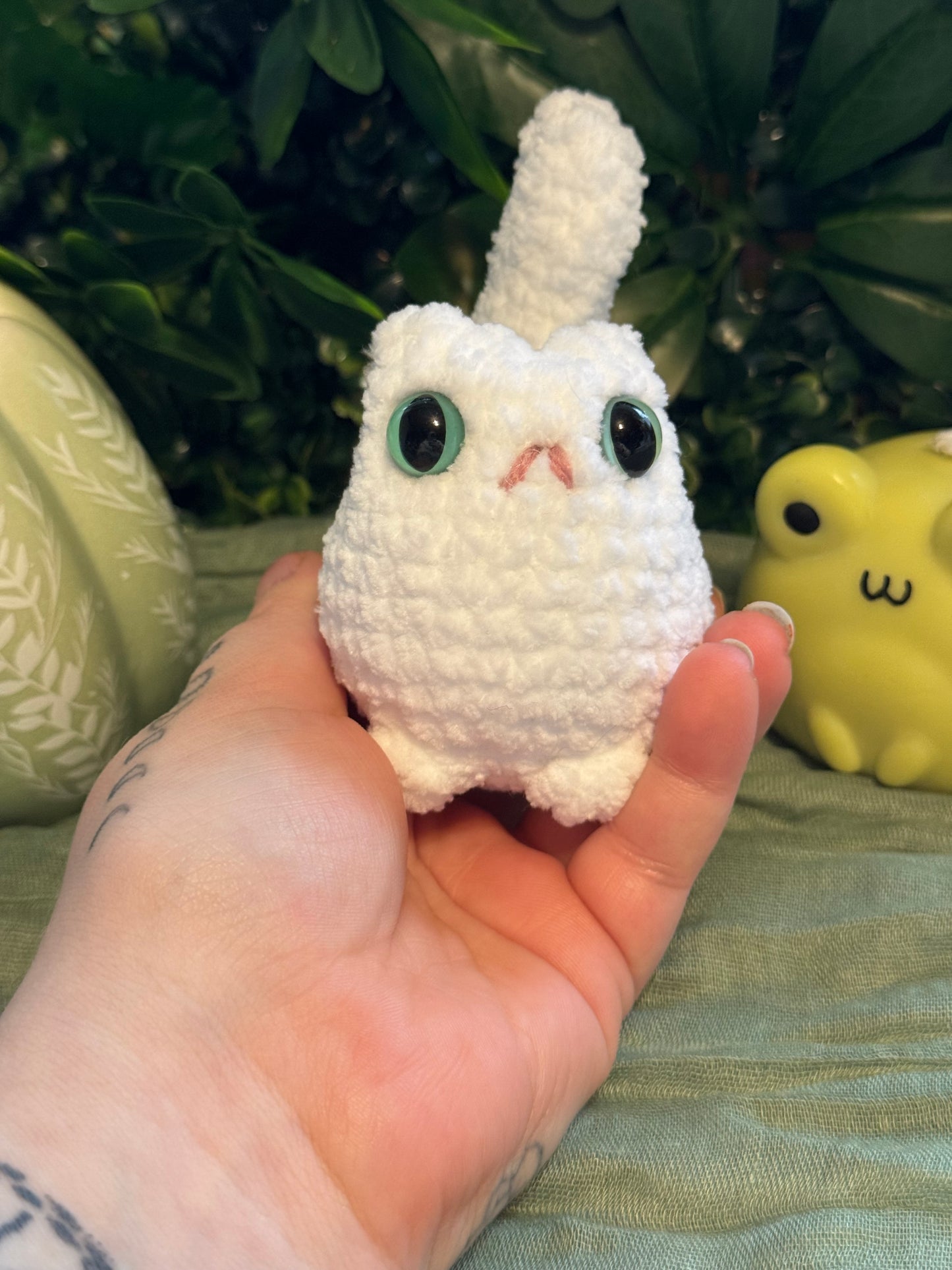 Cat plushie made to order crochet