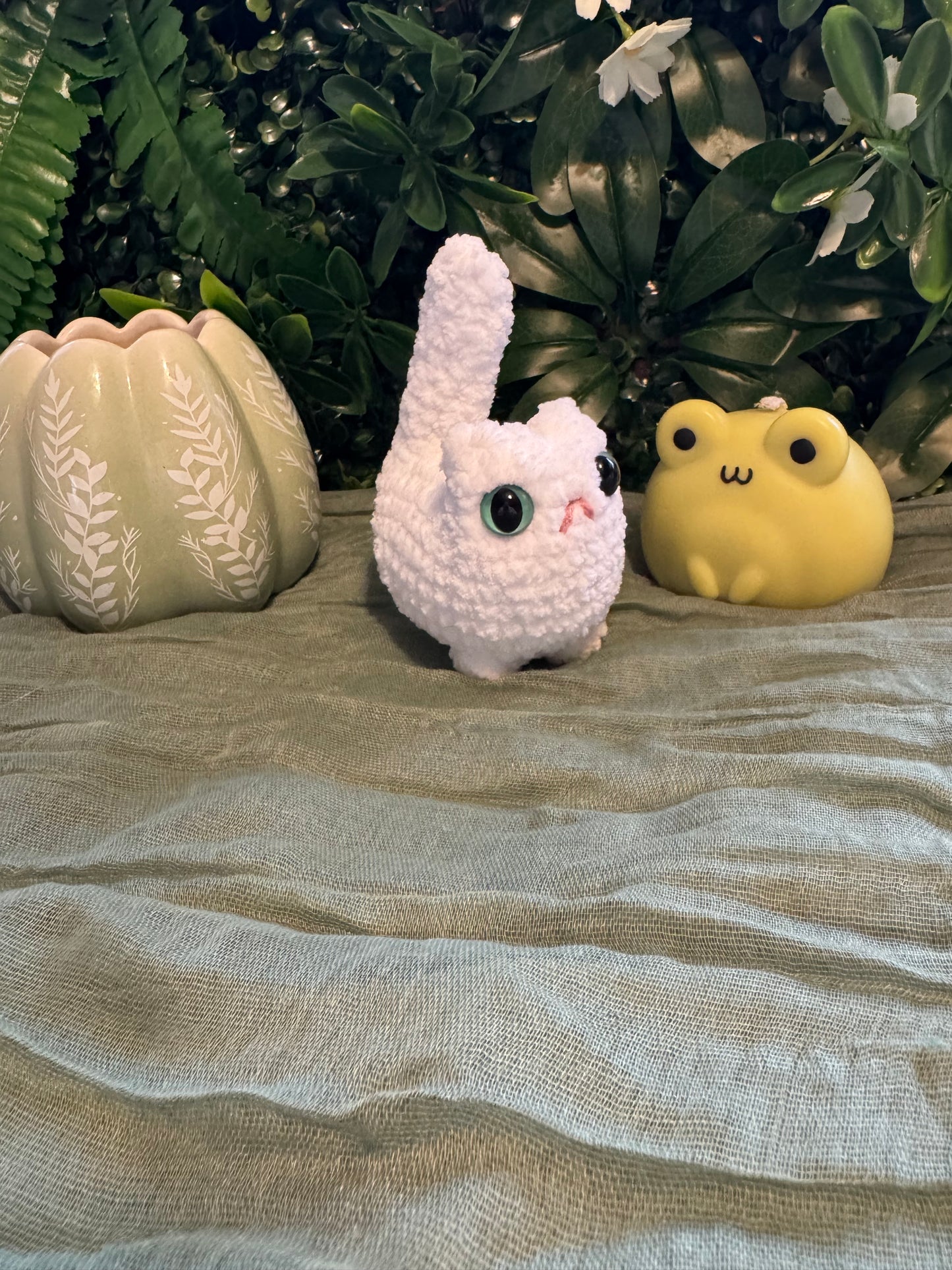 Cat plushie made to order crochet