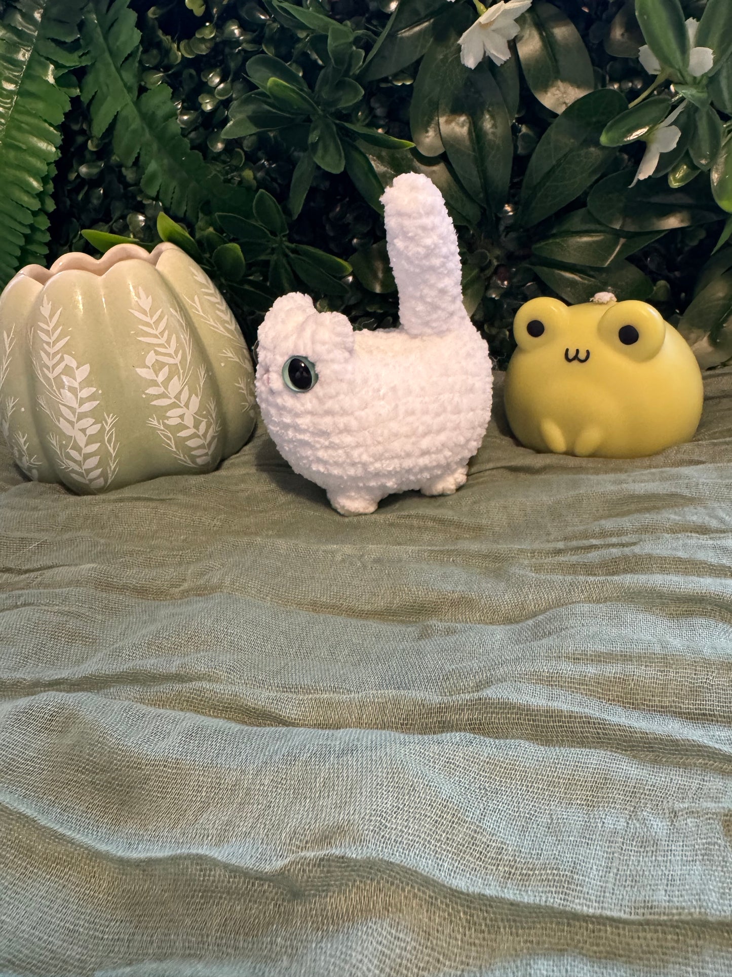 Cat plushie made to order crochet