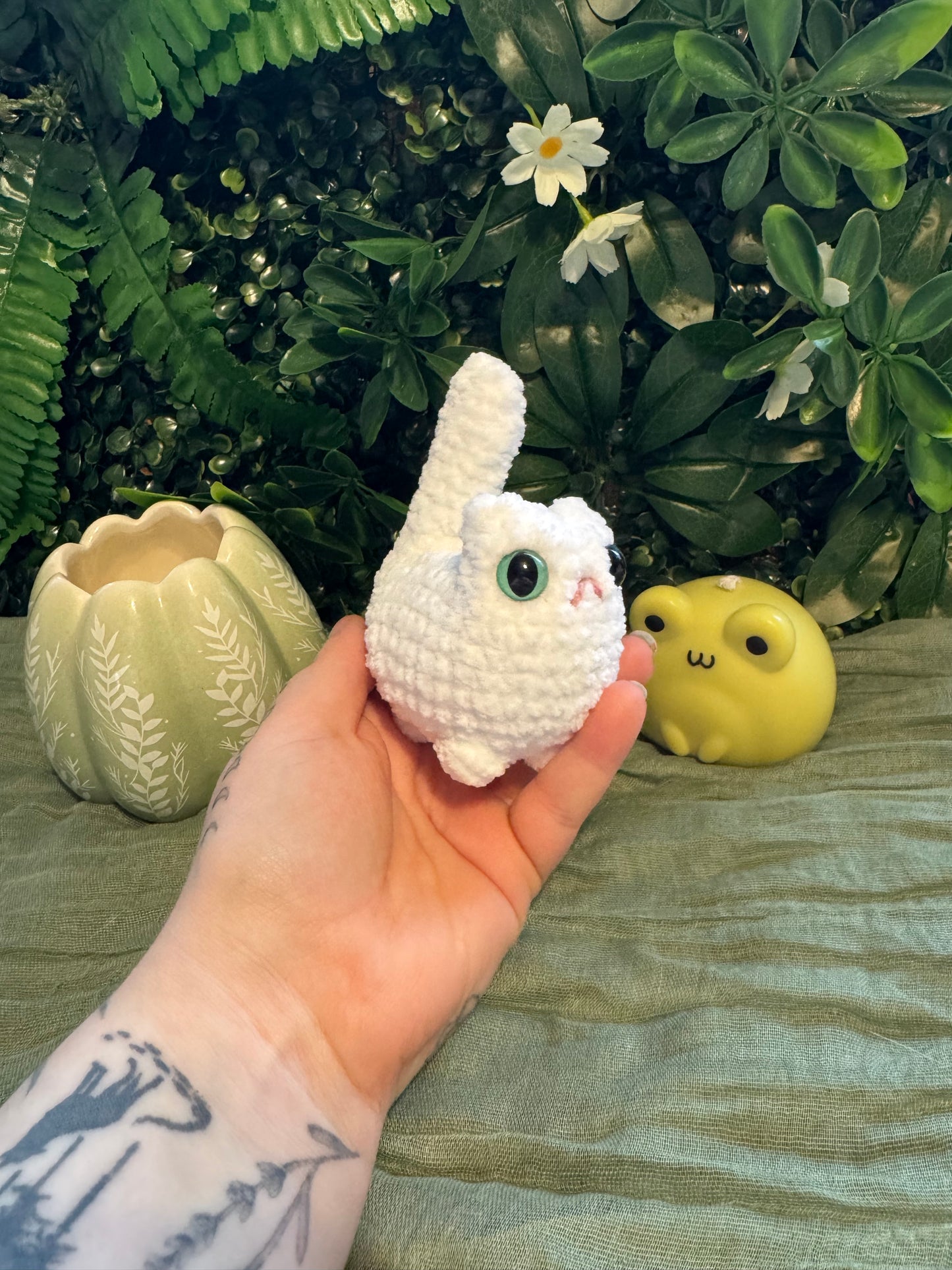 Cat plushie made to order crochet