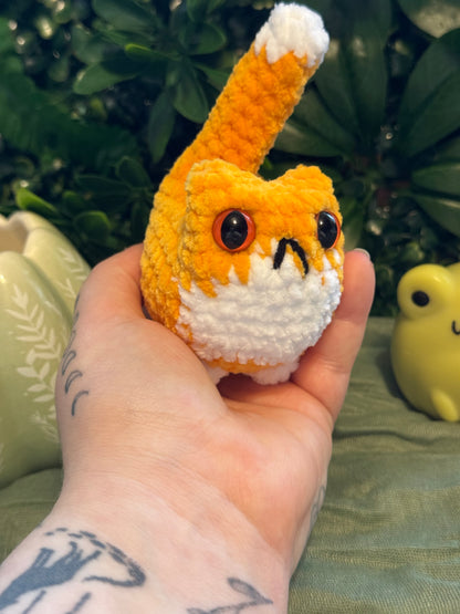 Cat plushie made to order crochet