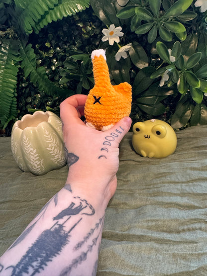 Cat plushie made to order crochet
