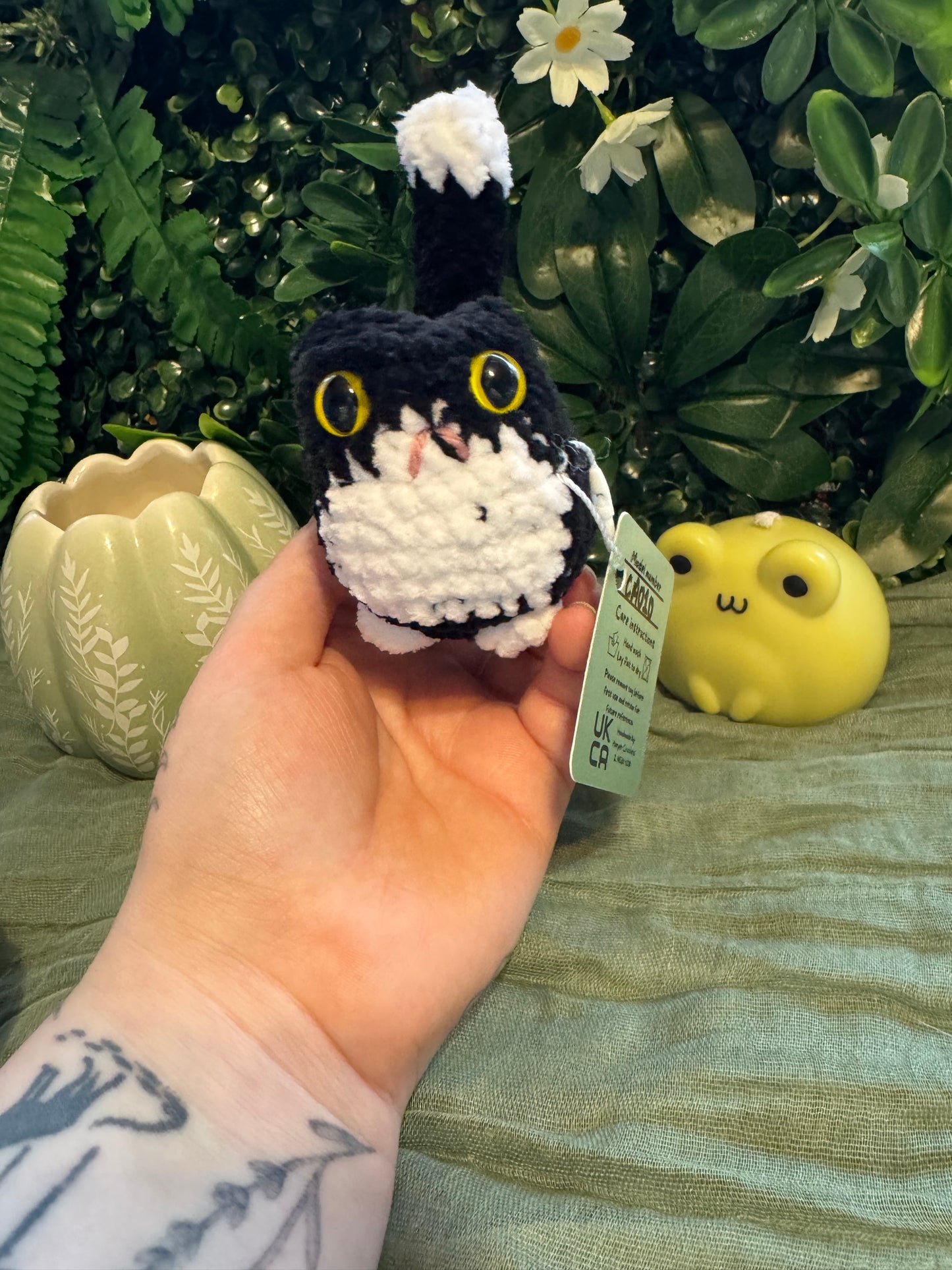 Cat plushie made to order crochet