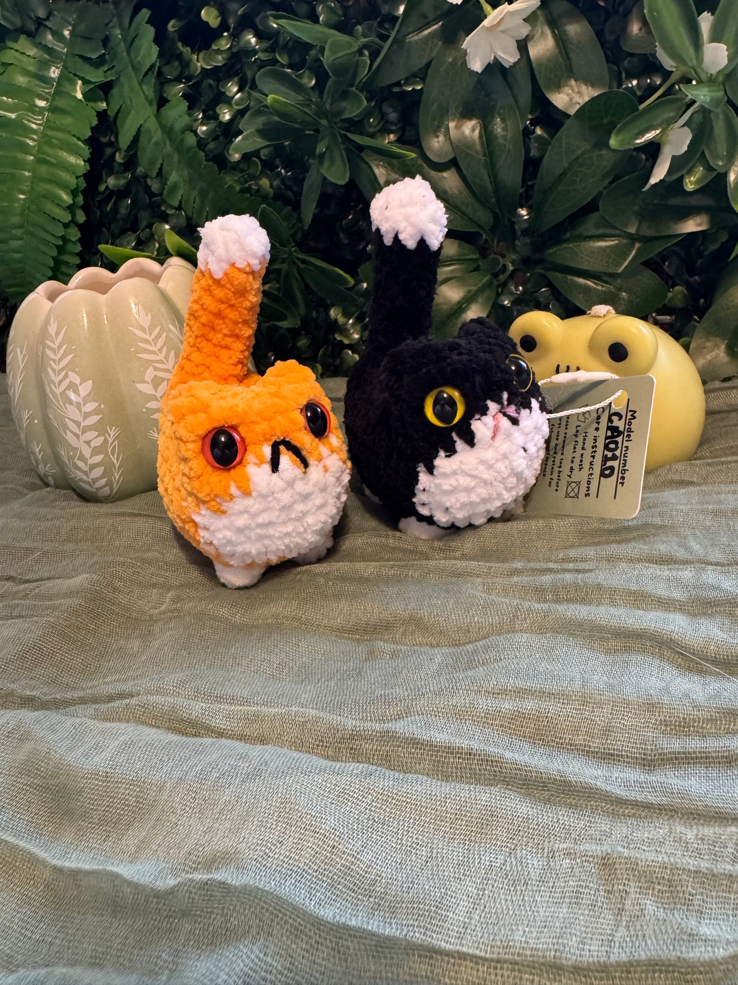 Cat plushie made to order crochet