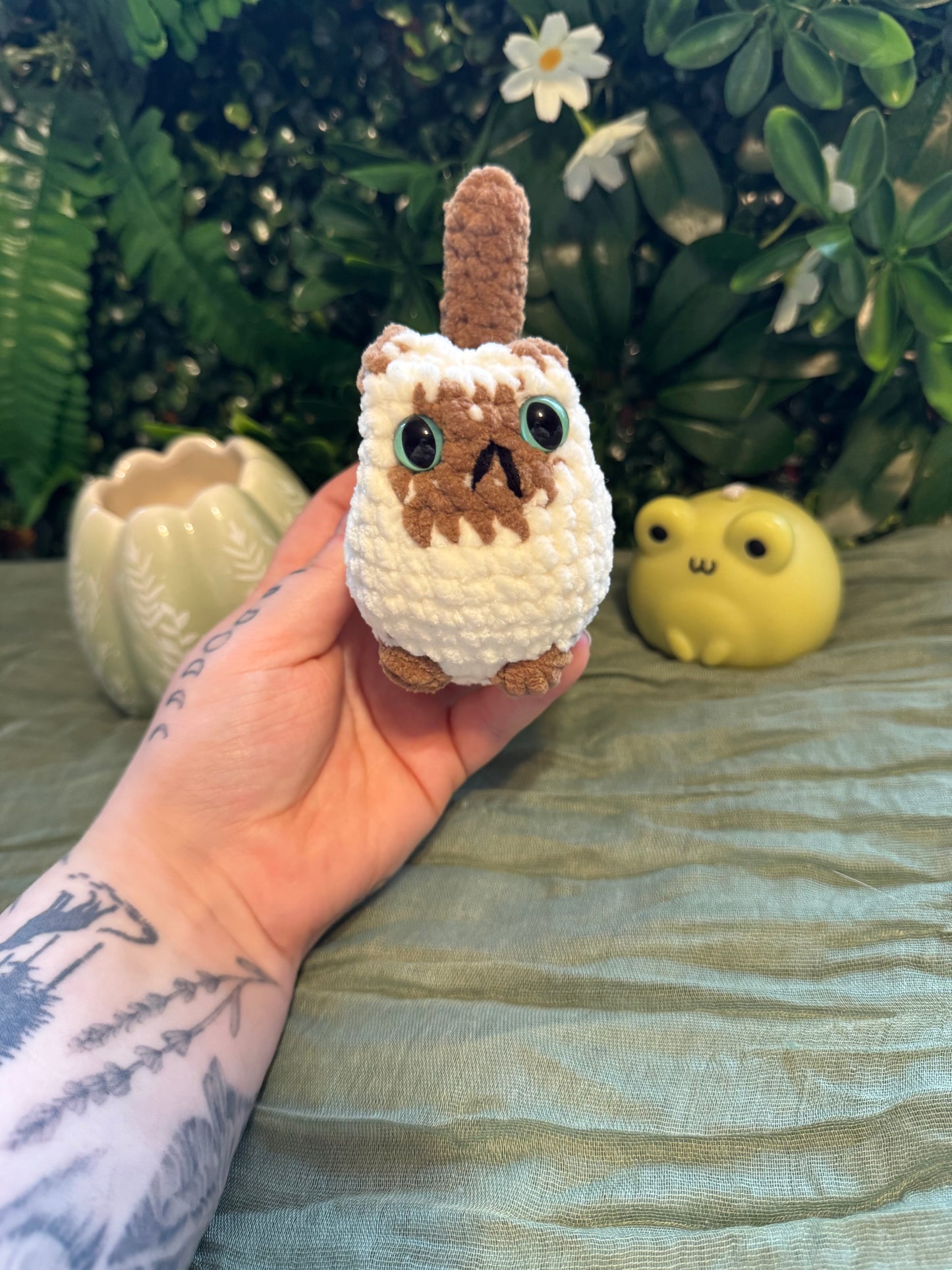 Cat plushie made to order crochet