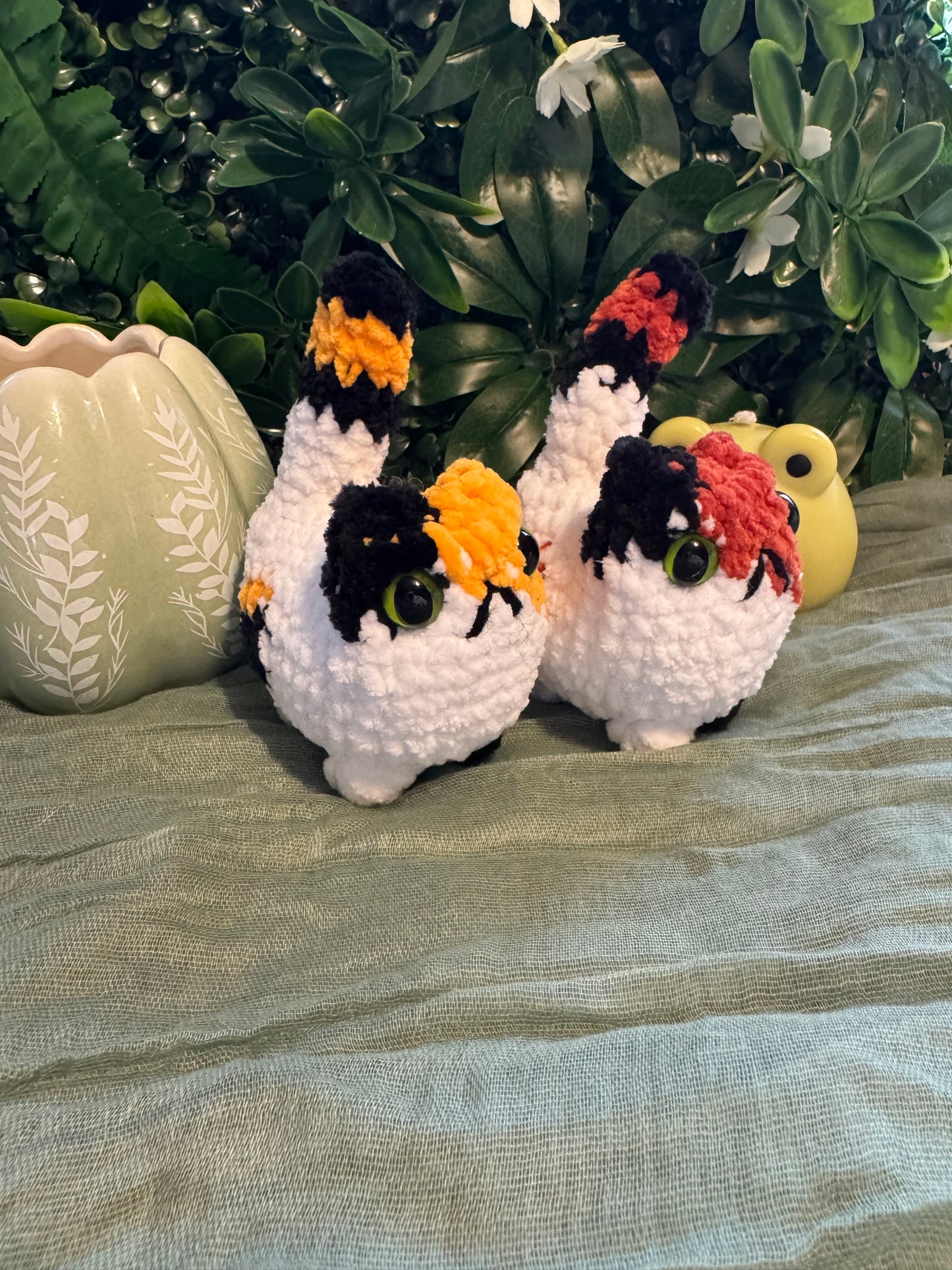 Cat plushie made to order crochet