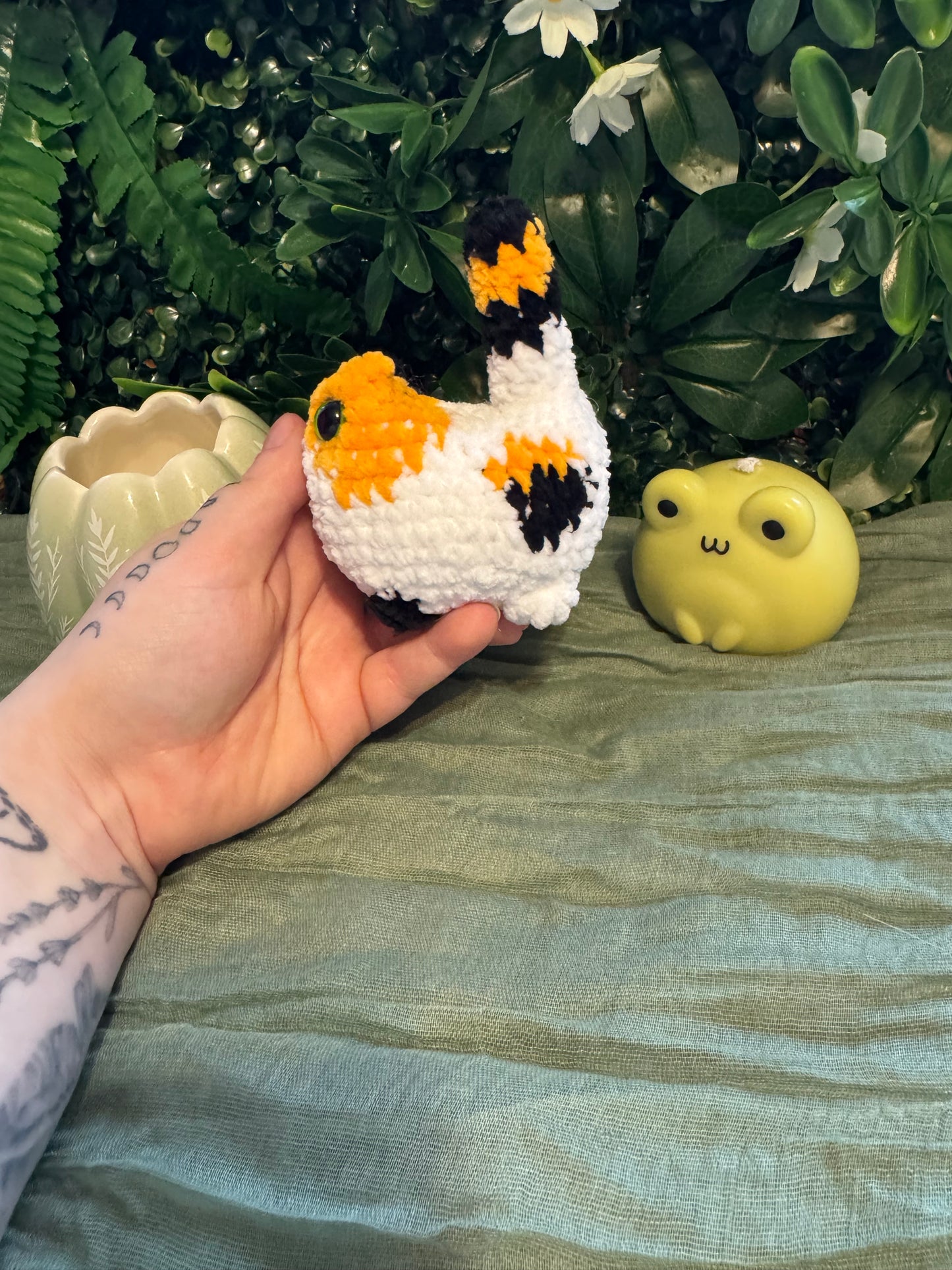 Cat plushie made to order crochet
