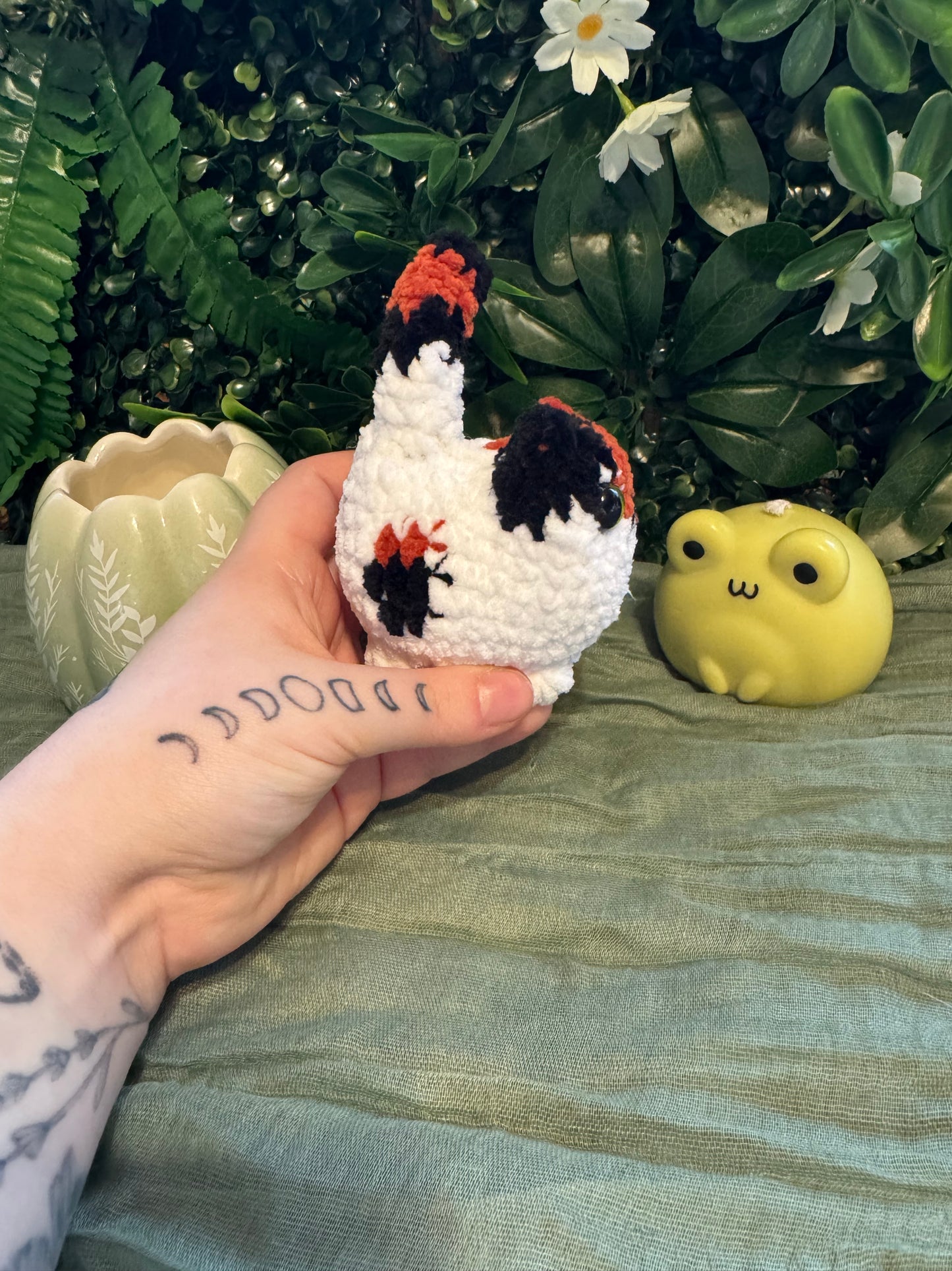 Cat plushie made to order crochet