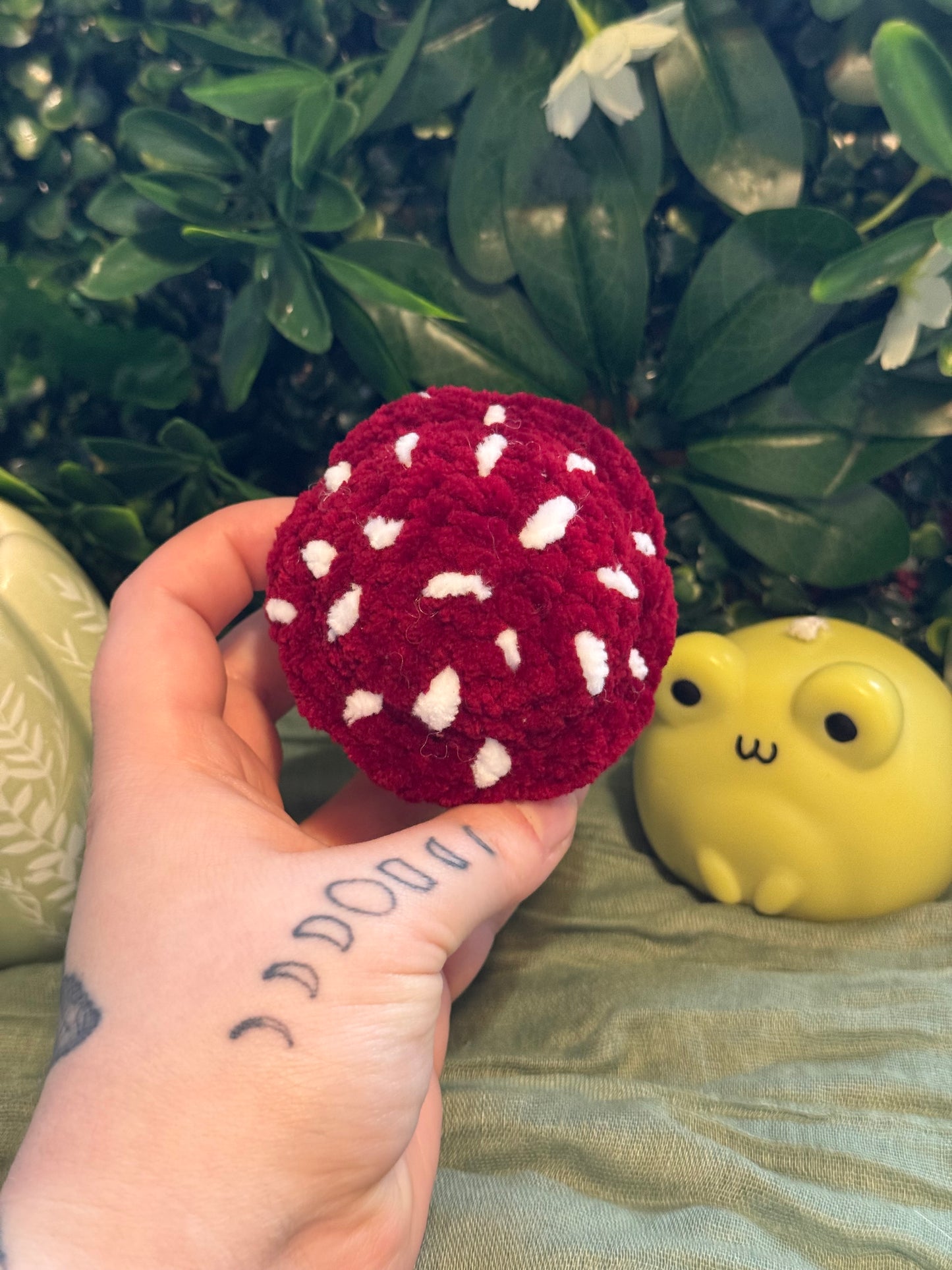 Mushroom plushie made to order crochet