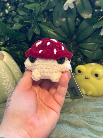 Mushroom plushie made to order crochet