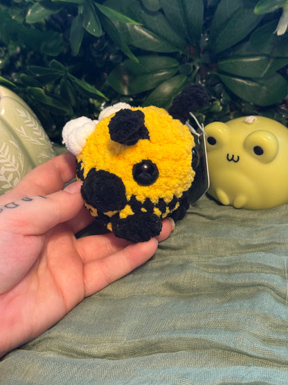 Large bee plushie made to order crochet
