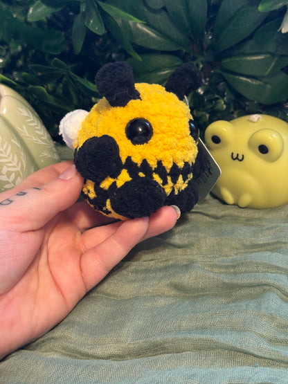 Large bee plushie made to order crochet