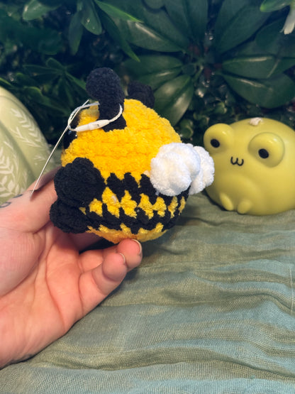 Large bee plushie made to order crochet