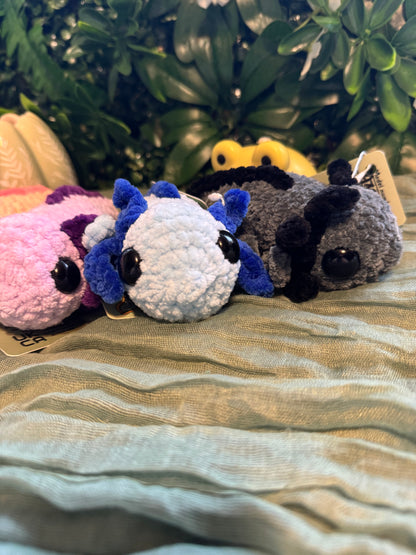Axolotl plushie made to order crochet