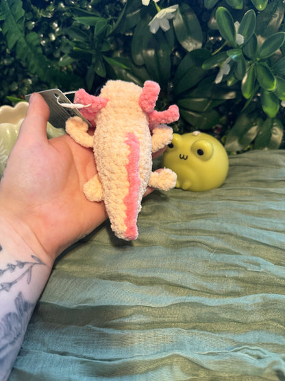 Axolotl plushie made to order crochet