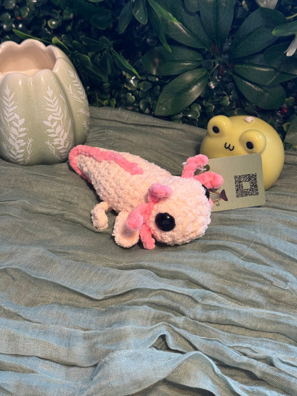 Axolotl plushie made to order crochet