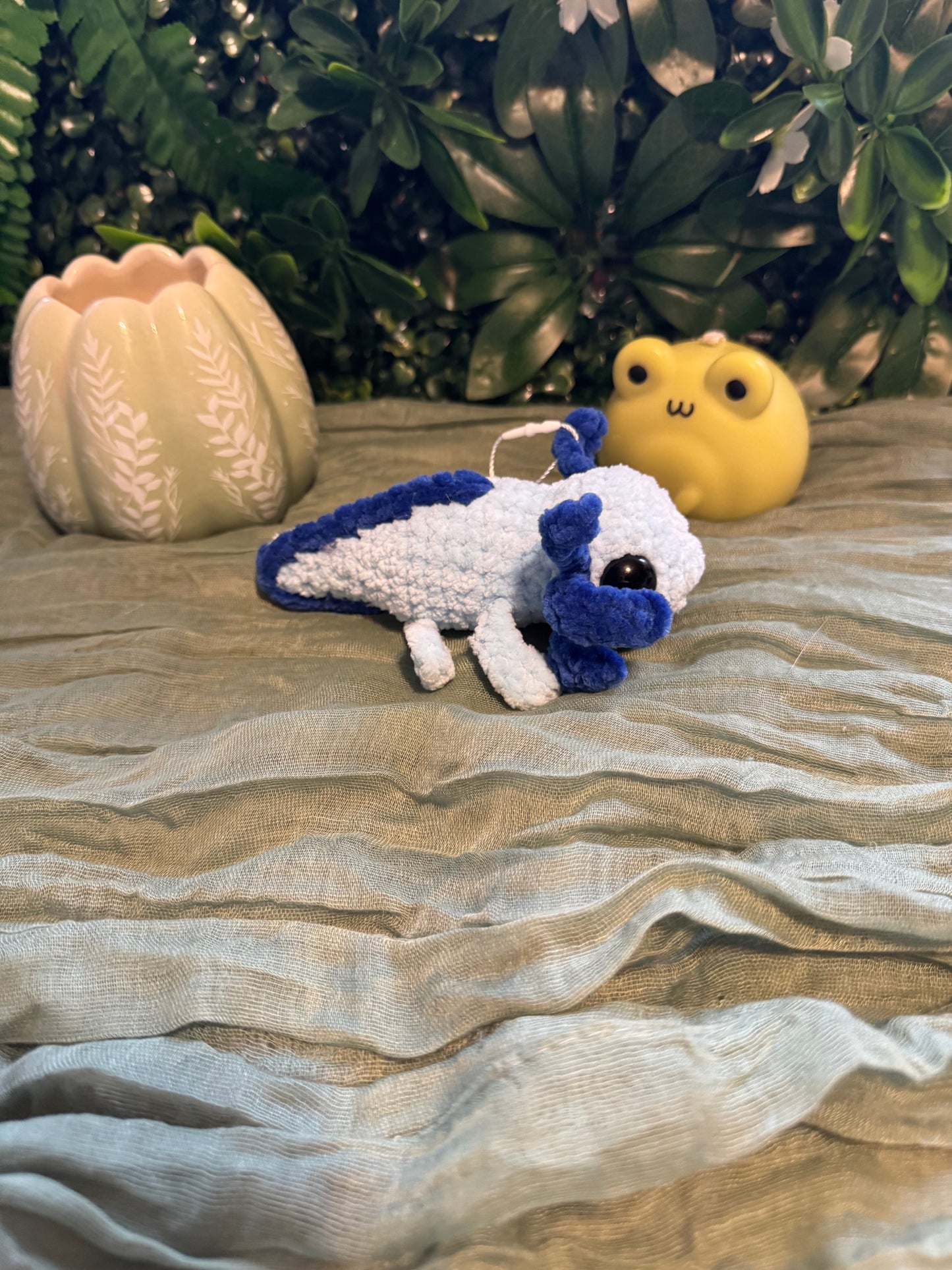 Axolotl plushie made to order crochet
