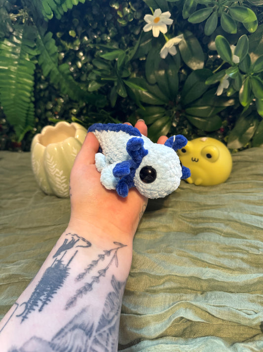 Axolotl plushie made to order crochet
