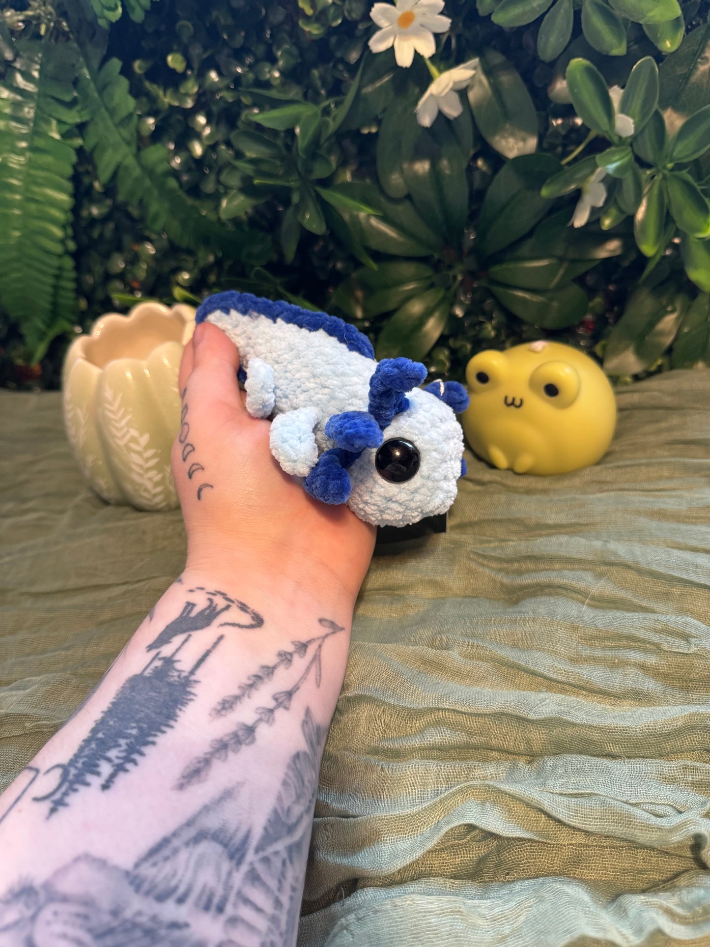 Axolotl plushie made to order crochet