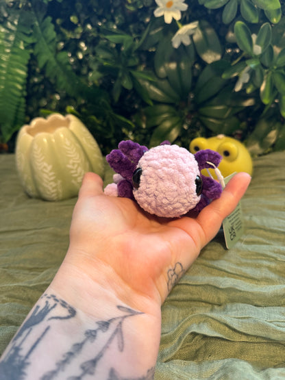 Axolotl plushie made to order crochet