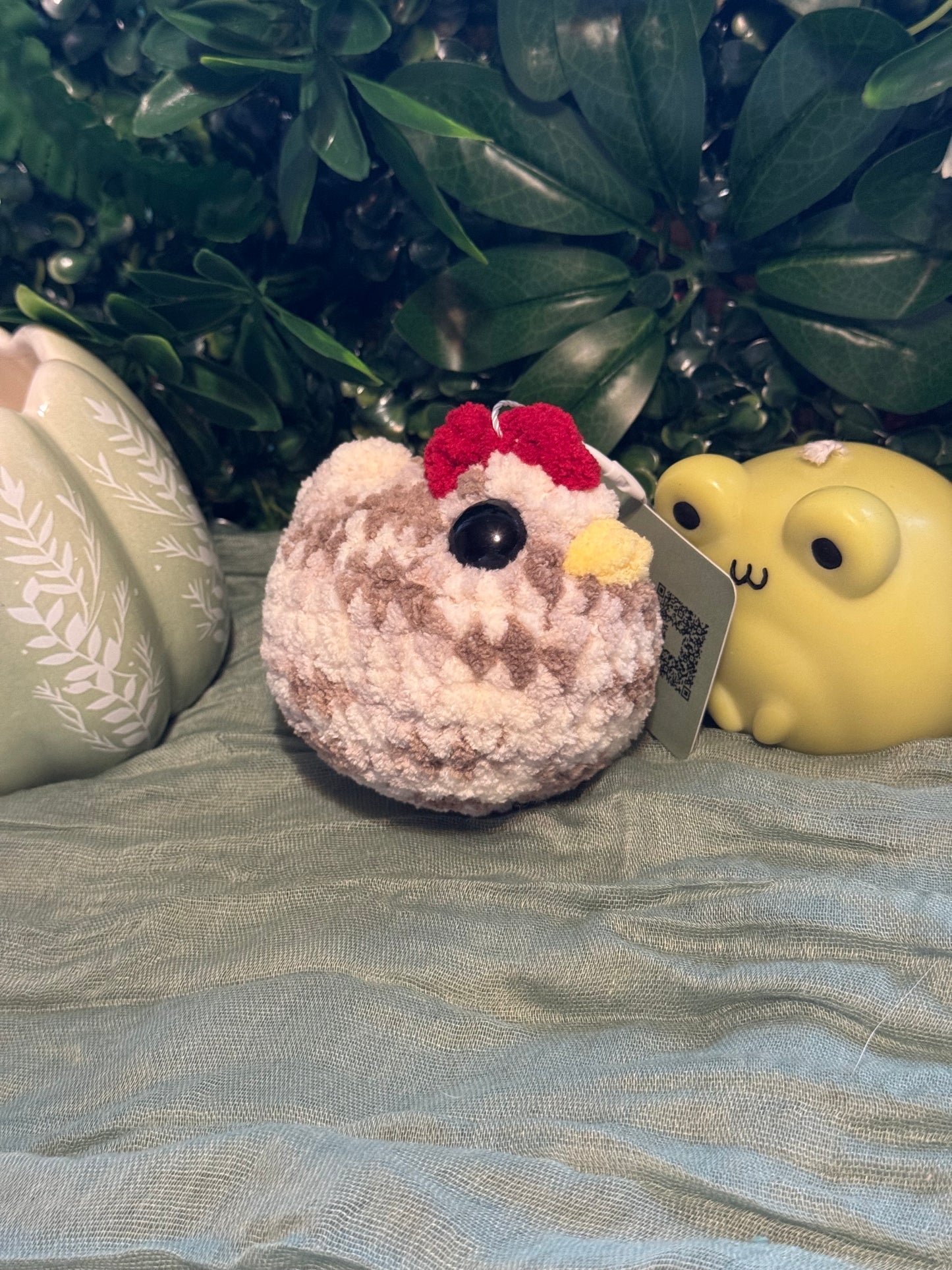Chicken plushie made to order crochet plushies