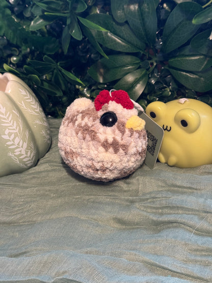 Chicken plushie made to order crochet plushies