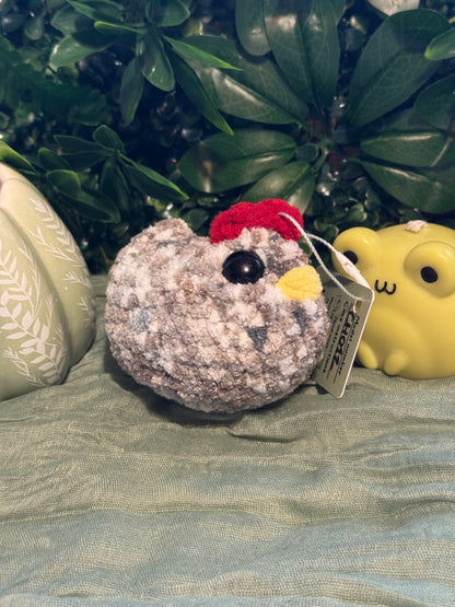 Chicken plushie made to order crochet plushies