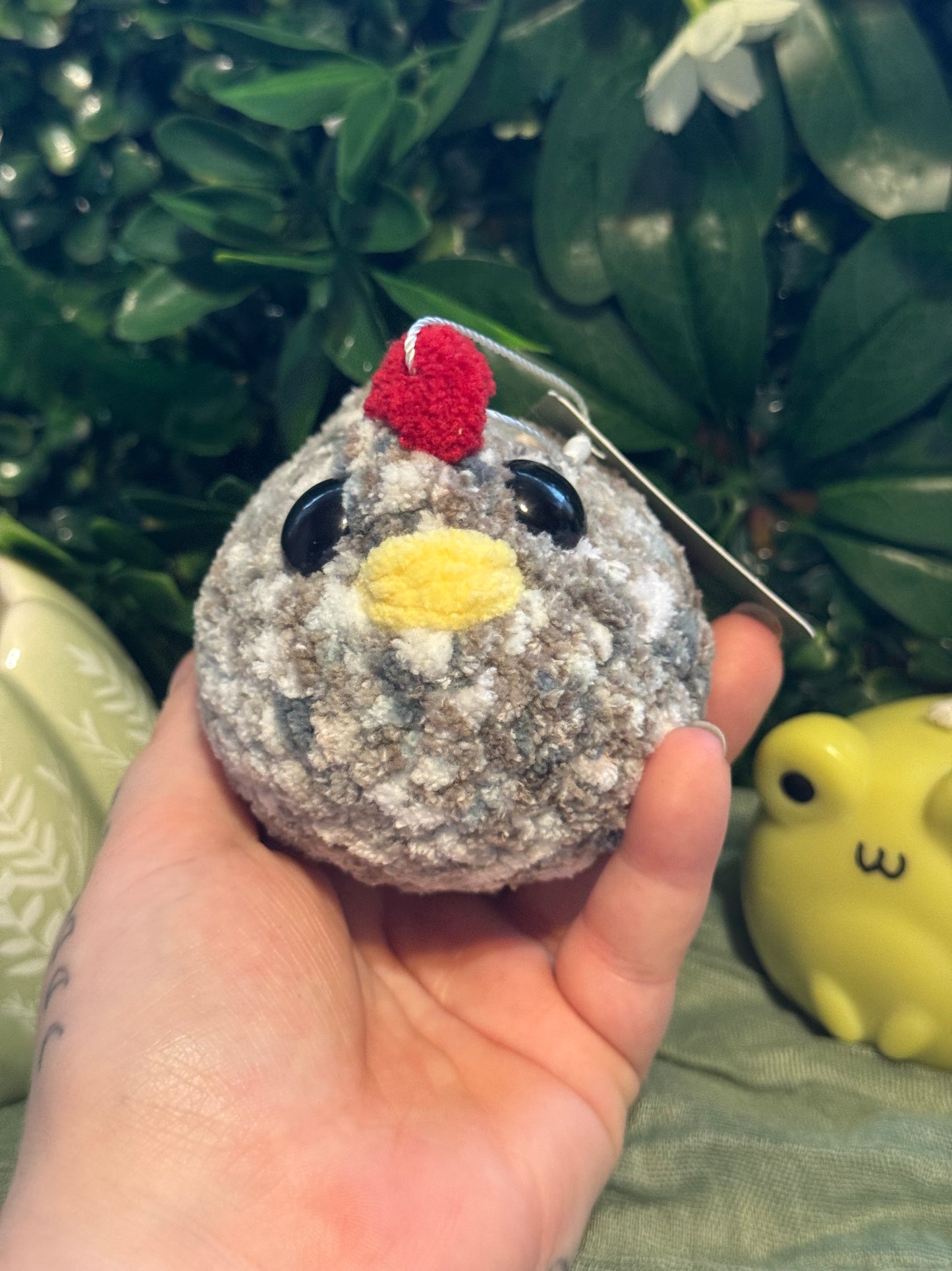 Chicken plushie made to order crochet plushies
