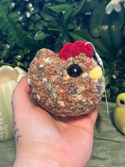 Chicken plushie made to order crochet plushies