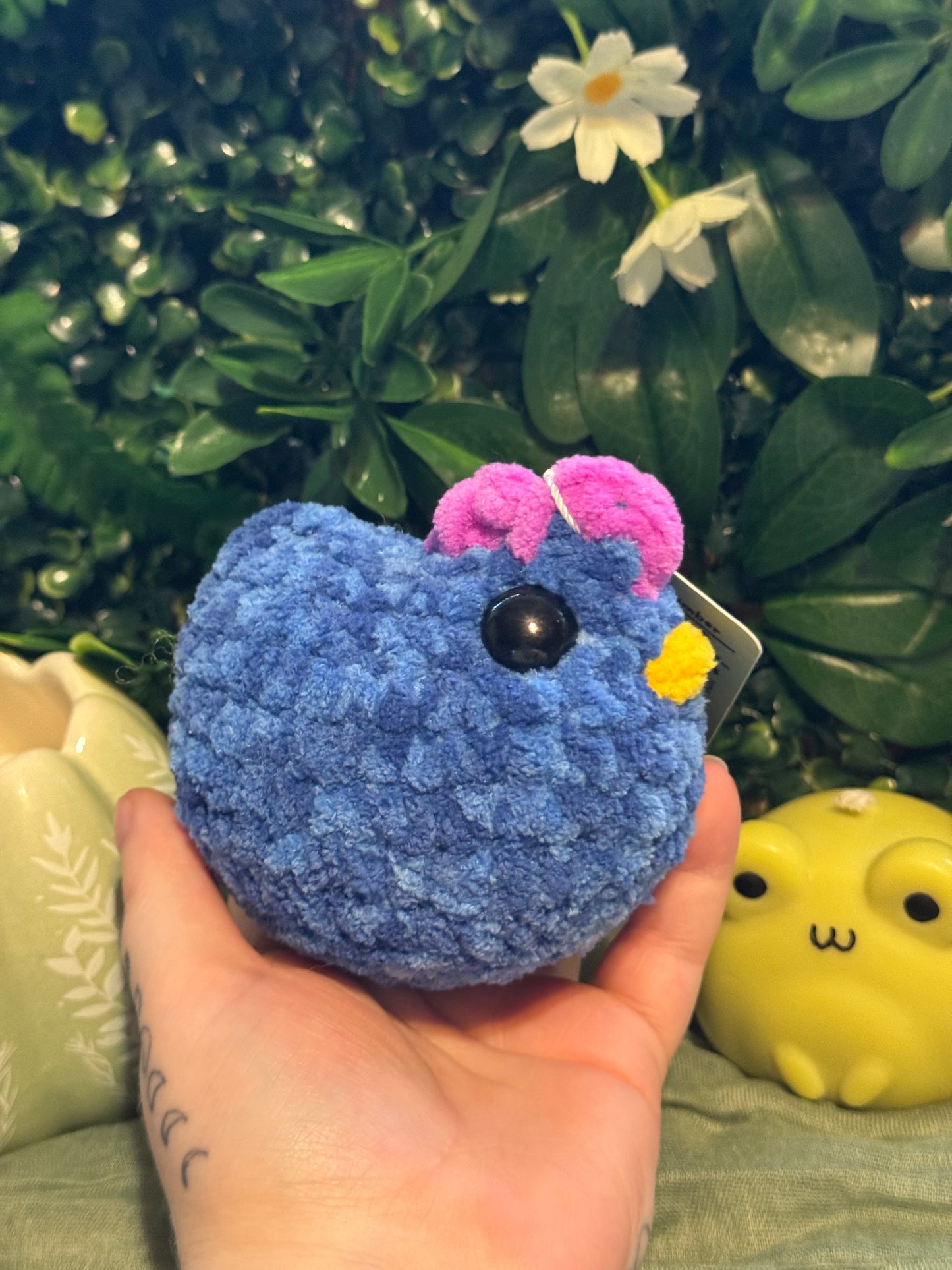 Chicken plushie made to order crochet plushies