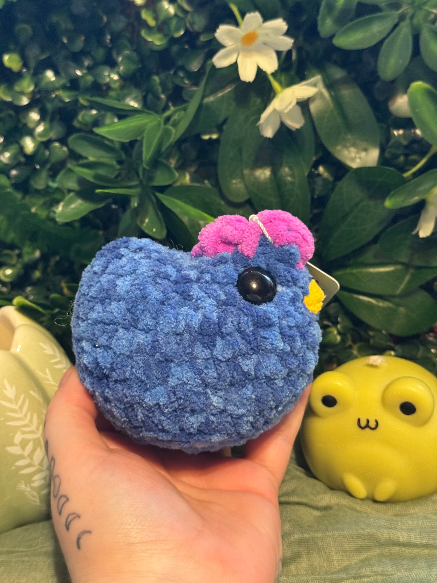 Chicken plushie made to order crochet plushies