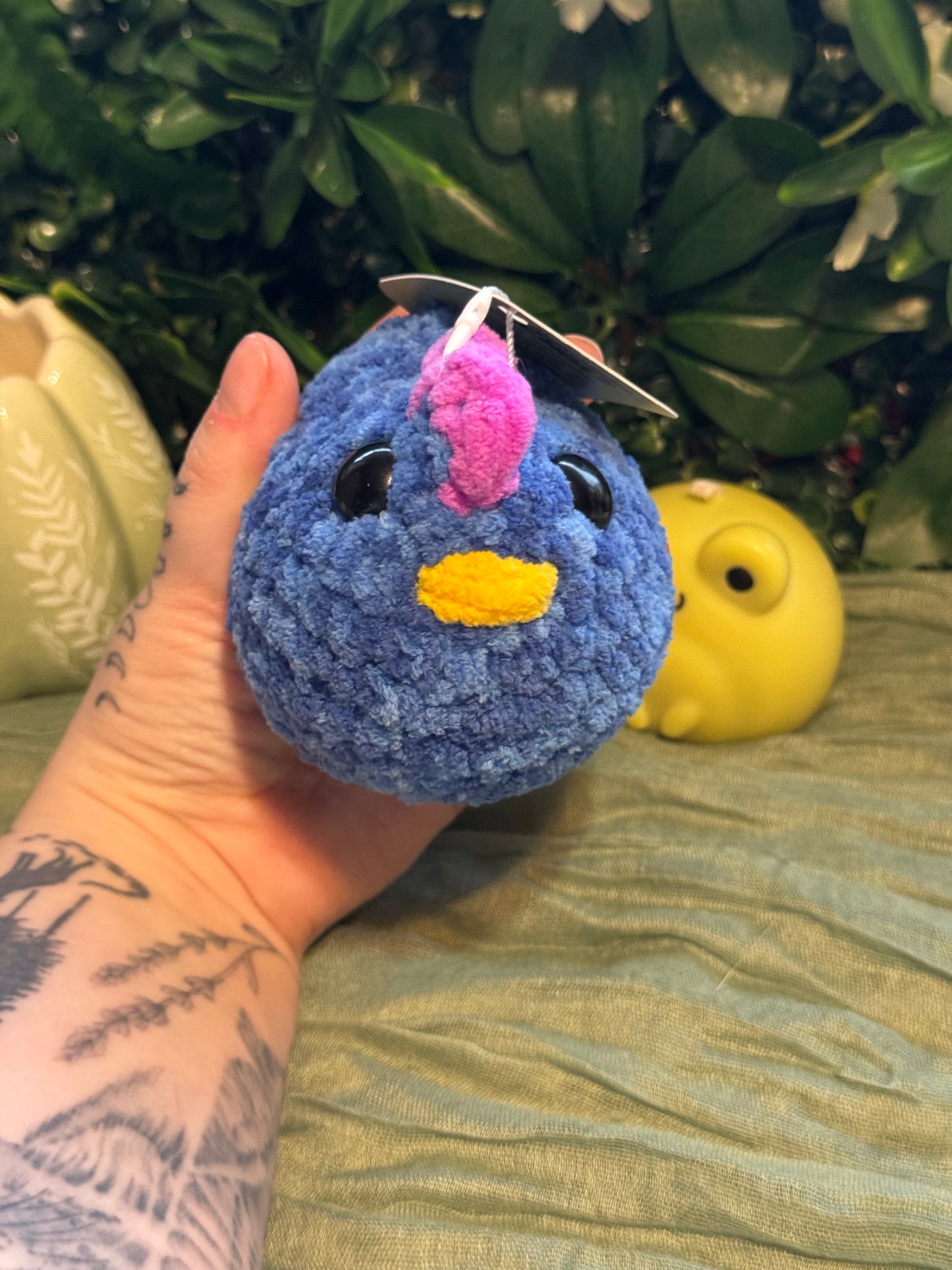 Chicken plushie made to order crochet plushies