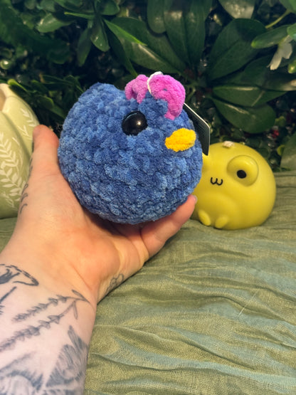 Chicken plushie made to order crochet plushies