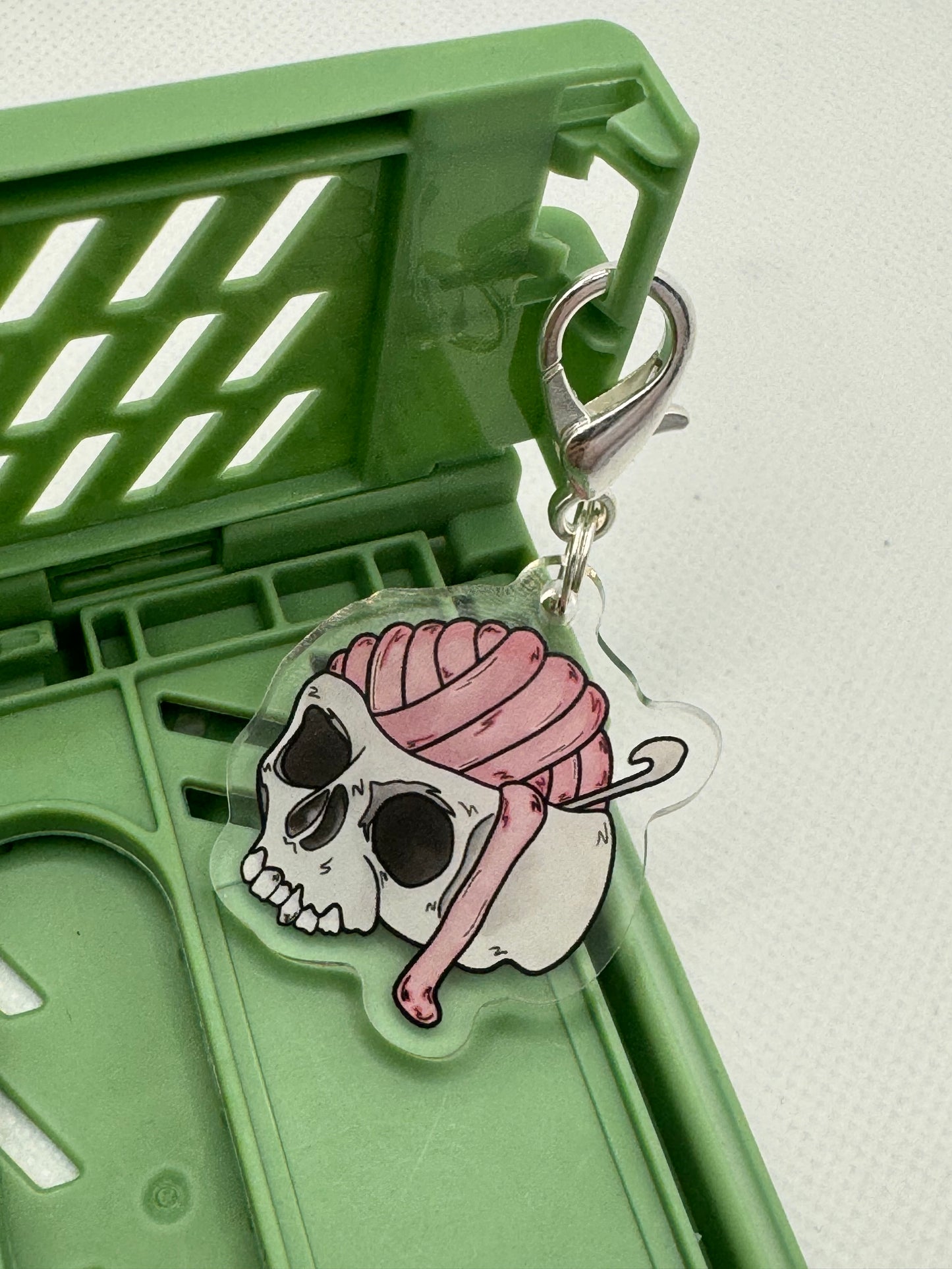 Skull stitch marker
