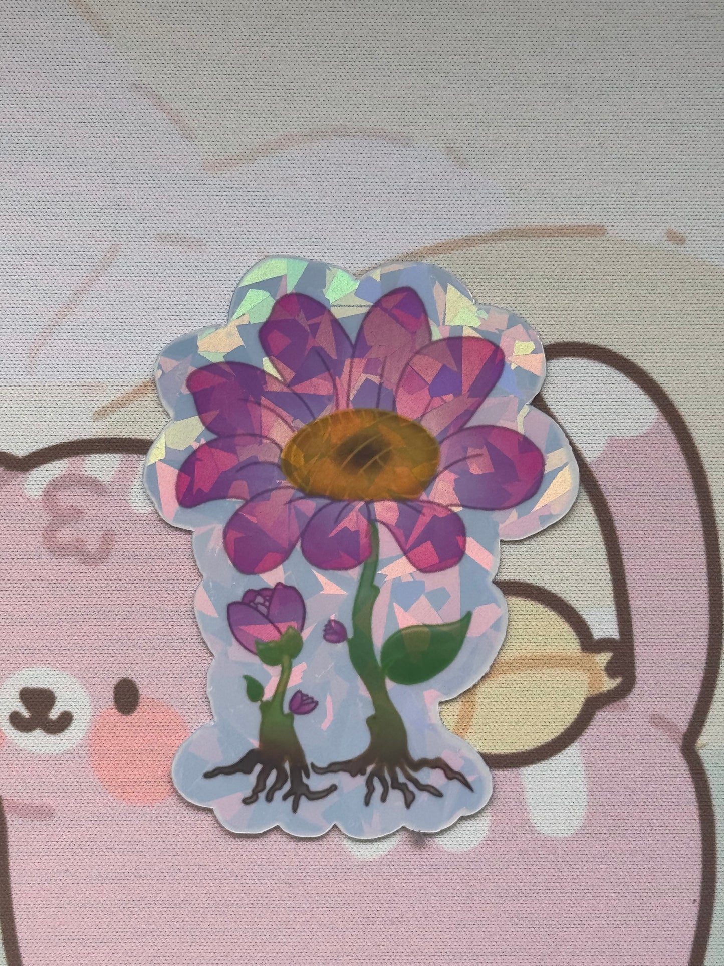 Flower sticker