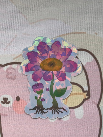 Flower sticker