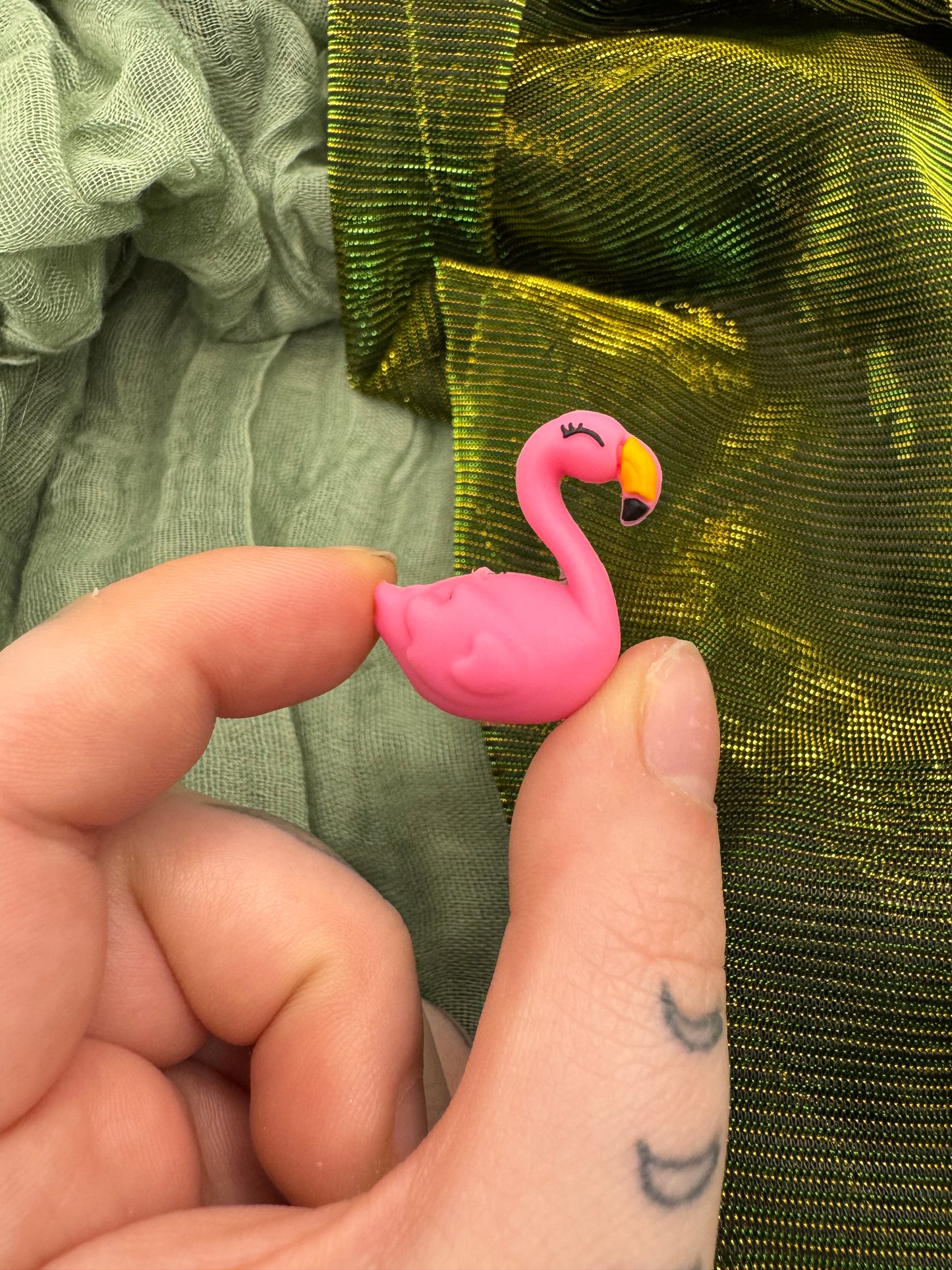 Flamingo 3D crochet hook