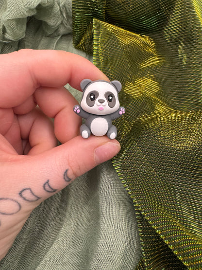 Panda bear 3D crochet hook