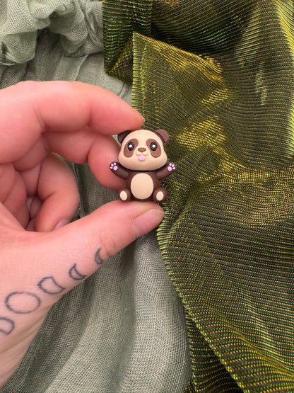Panda bear 3D crochet hook