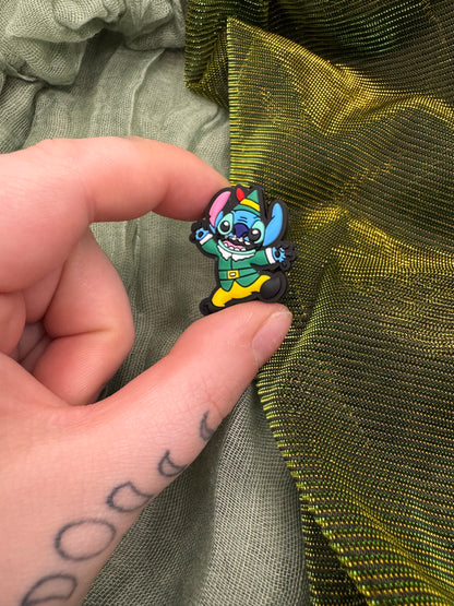 Blue alien elf crochet hook