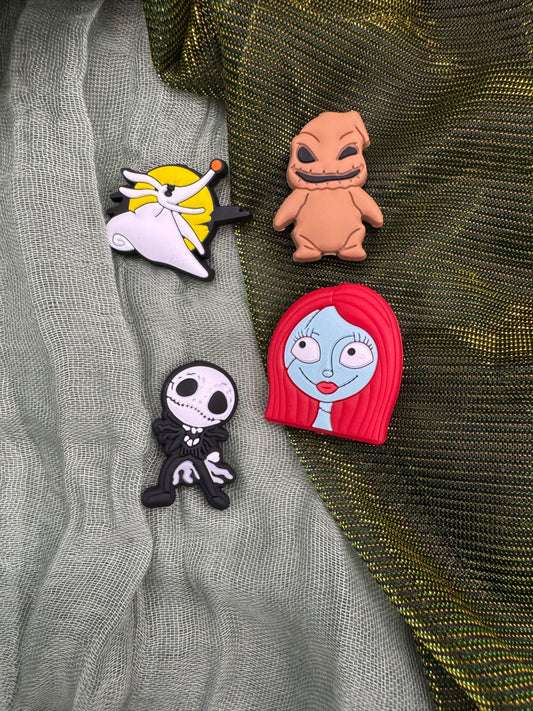 Xmas Nightmare characters crochet hook SET of 4