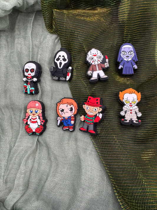 Killer horror characters crochet hook SET of 8